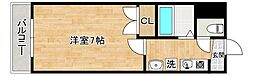 ビブレエナミ 1Kの間取図画像
