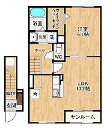 フィールズイーストA 2階/203