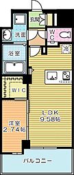 コートハウス・ピノ 1LDKの間取図画像