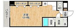 寿山ビル ワンルームの間取図画像