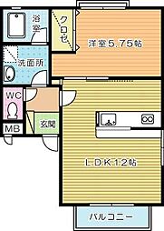 アールエムハイツI 1階