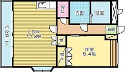 ボンヌール植田 1階