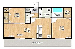 仮称）D-ROOM中原東 3階
