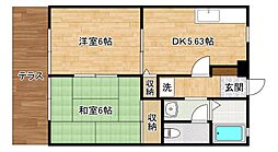 ビーライン中井口II 1階