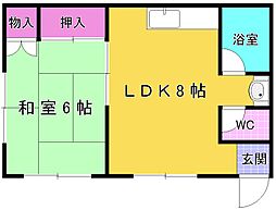 昭和マンション 3階/302