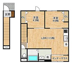 物件の間取り