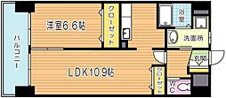 グランエスパシオ浅野 1LDKの間取図画像
