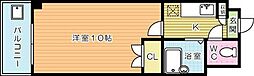 ロイヤルリージェント105 1Kの間取図画像