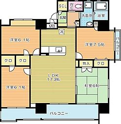 FeLt127 4LDKの間取図画像