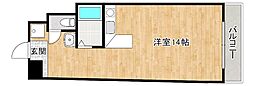 サンシティ日明 ワンルームの間取図画像