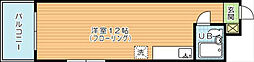 ルミナス ワンルームの間取図画像