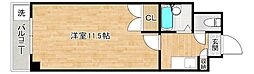 ロイヤルリージェント105 1Kの間取図画像