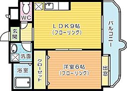 DP.チャペルコンサート 1LDKの間取図画像
