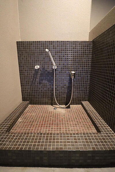 散歩帰りのペット用の設備