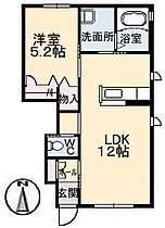 シャーメゾンＭ　Ａ棟 101 ｜ 香川県高松市木太町3167-2（賃貸アパート1LDK・1階・41.57㎡） その2