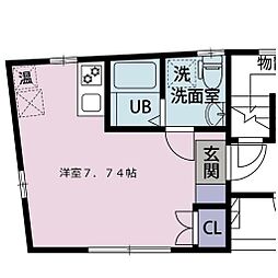 Maison de Aifur 1階1Kの間取り