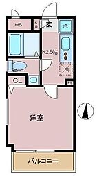 RFLAT 1Kの間取図画像