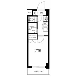 フェニックス三軒茶屋 1Kの間取図画像