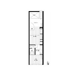 パークジオ学芸大学 1LDKの間取図画像