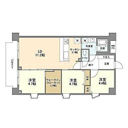 間取図画像 3LDK
