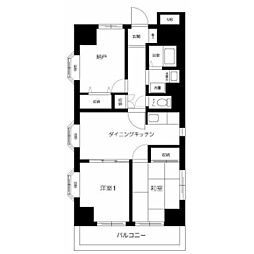 パークレジデンス大森 2SDKの間取図画像