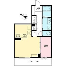 玉南ビル（ZEH） 1階1LDKの間取り