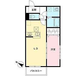 玉南ビル（ZEH） 1階1LDKの間取り
