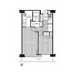 ステラメゾン武蔵小山 5階1LDKの間取り