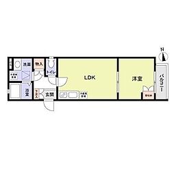 間取図画像 1LDK