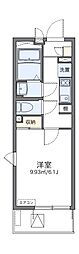 レオネクストローズ 1Kの間取図画像