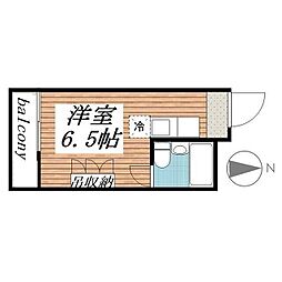 メゾン・ド・アルジャン ワンルームの間取図画像