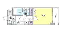 M’sレジデンス 2階1Kの間取り