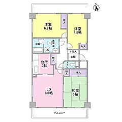 物件の間取り