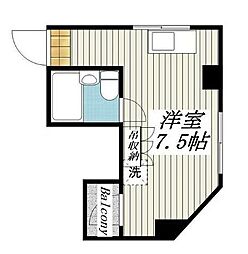 メゾン・ド・オルム ワンルームの間取図画像