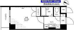 ステージファースト三宿 1Kの間取図画像