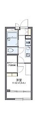 レオパレス参丁目 1Kの間取図画像