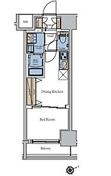 エスティメゾン大森 9階1DKの間取り