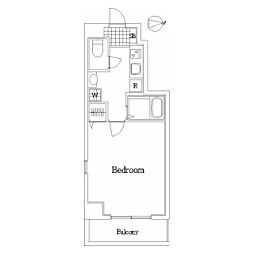 ヴェルステージ大森町駅前 1Kの間取図画像