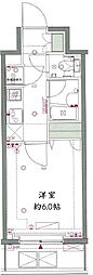 東京蒲田スクエアタワー 1Kの間取図画像