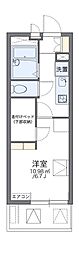 レオパレスメルベーユ 1Kの間取図画像