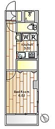 秩父マンション 1Kの間取図画像