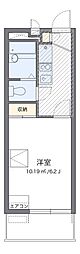 レオパレス俊 1Kの間取図画像
