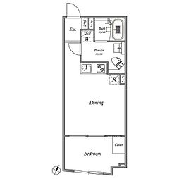 GRANPASEO碑文谷South 1LDKの間取図画像