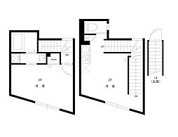 バーミープレイス駒場東大前 3階1DKの間取り