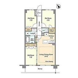 間取図画像 3LDK