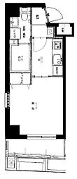 メゾンクラッソ 1Kの間取図画像