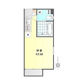 ランドレジデンス渋谷 ワンルームの間取図画像