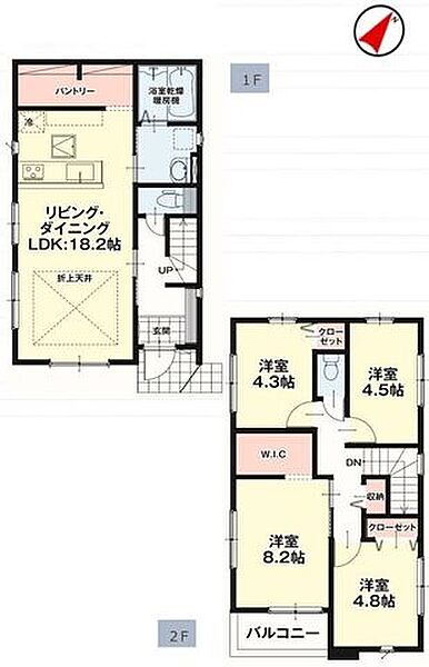 間取りを拡大表示