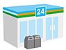周辺：ミニストップ 月隈店 370m