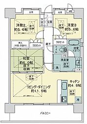 間取図画像 3LDK